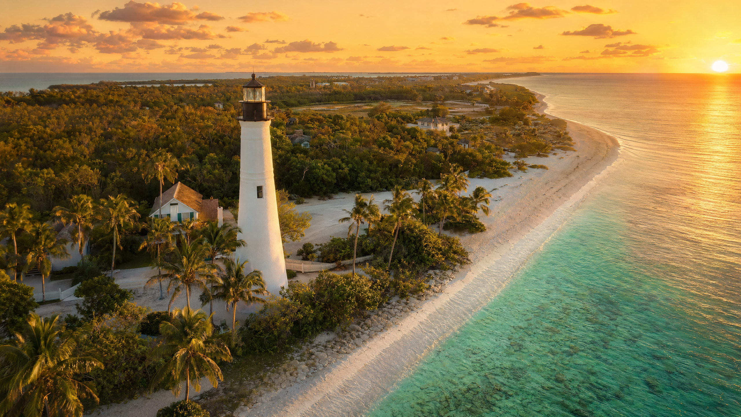 Boca Grande Pass at sunrise — the Tarpon Capital of the World